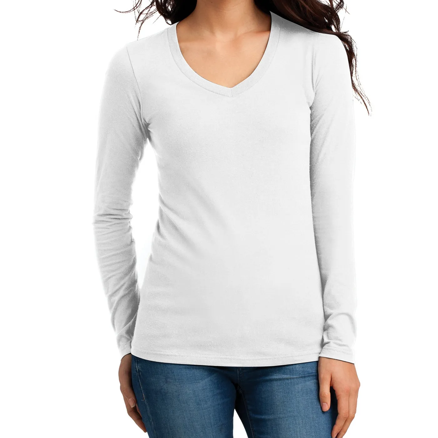 Women's Juniors The Concert Tee Long Sleeve V-Neck