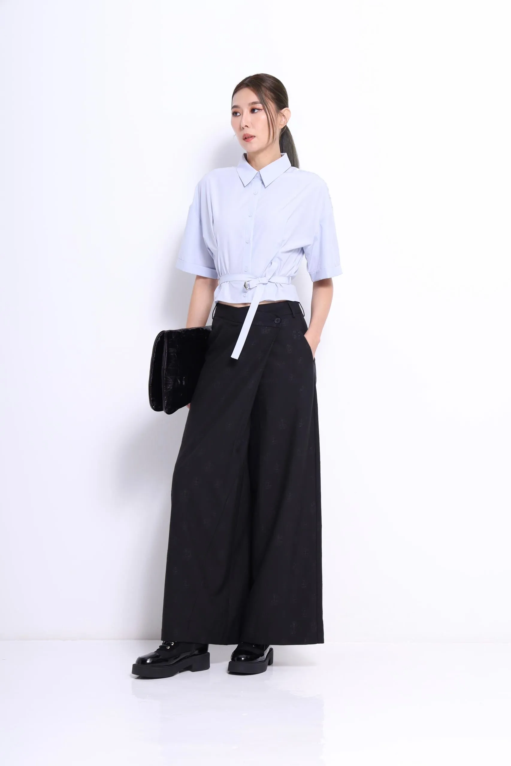 Zera Overlap Tailored Pants